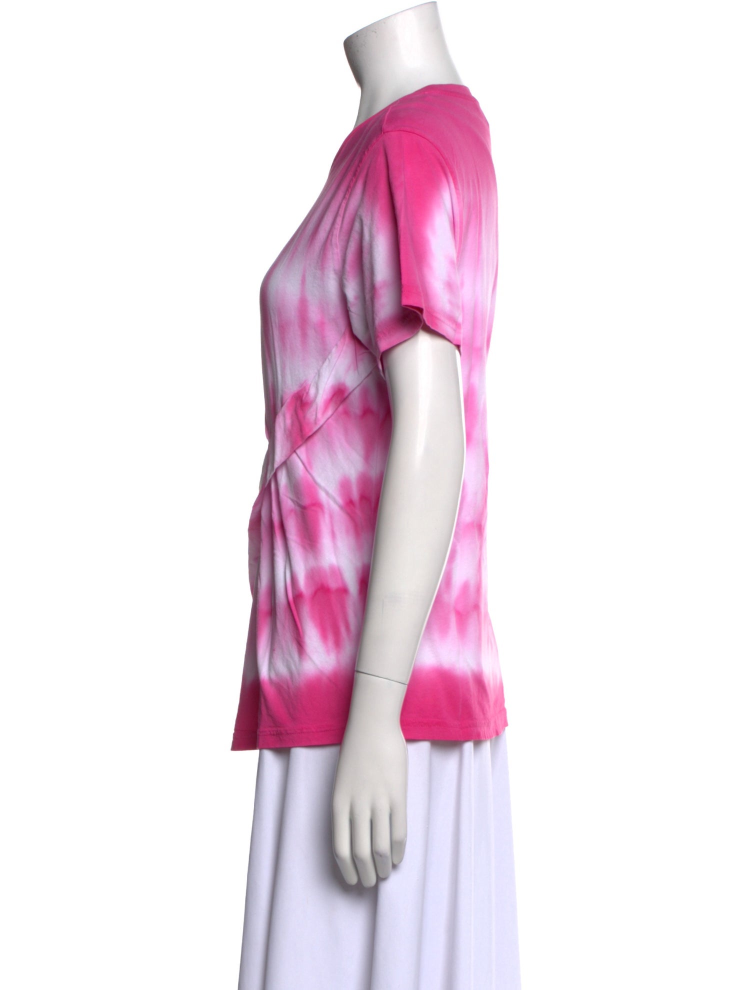 Derek Lam 10 Crosby Tie-Dye Print Crew Neck T-Shirt