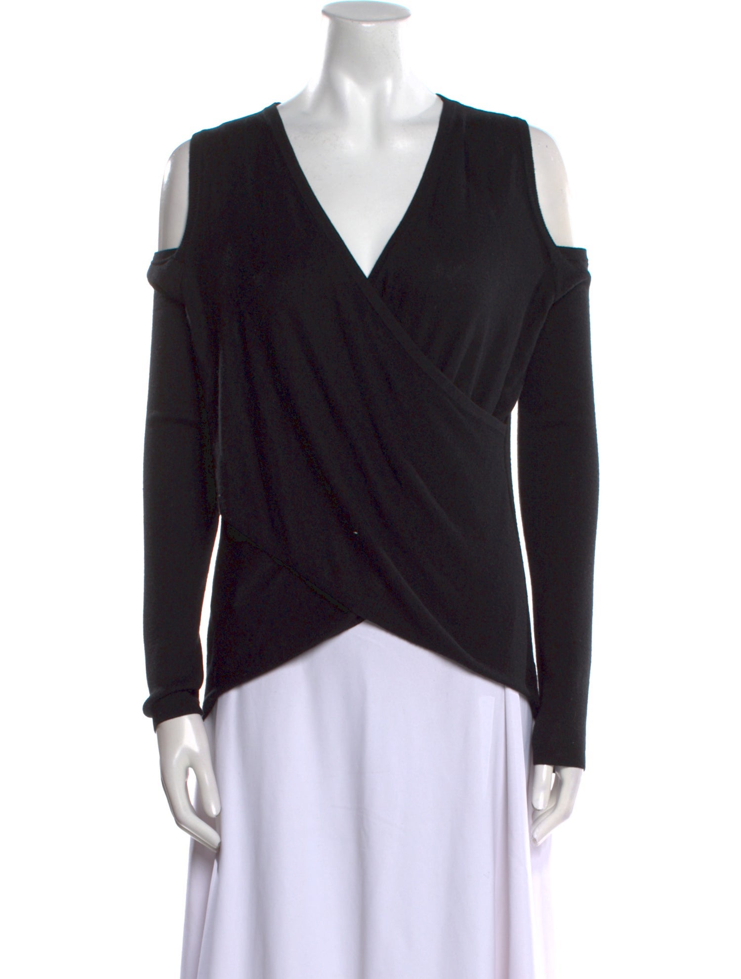 Derek Lam 10 Crosby Silk V-Neck Sweater
