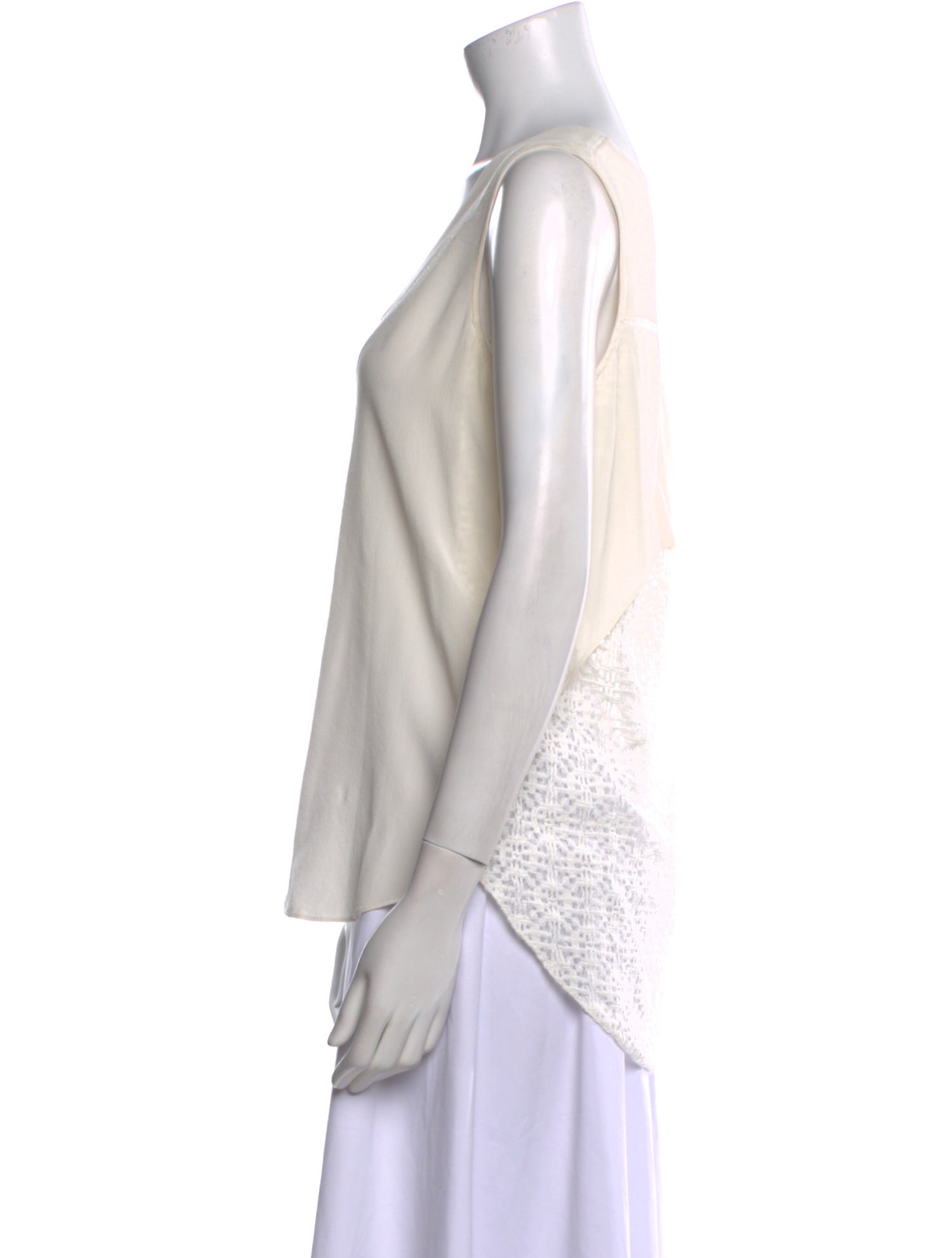 Derek Lam 10 Crosby Silk V-Neck Blouse