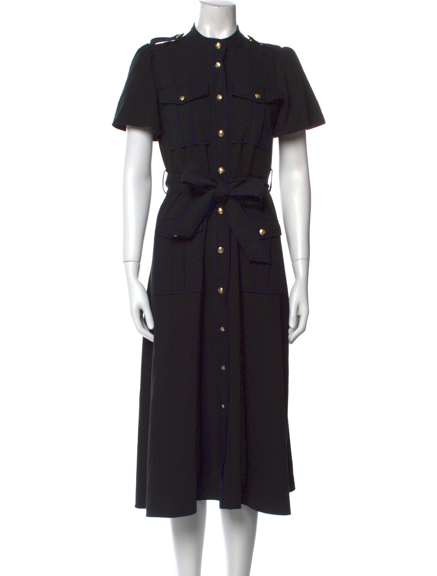 Derek Lam 10 Crosby Mock Neck Long Dress