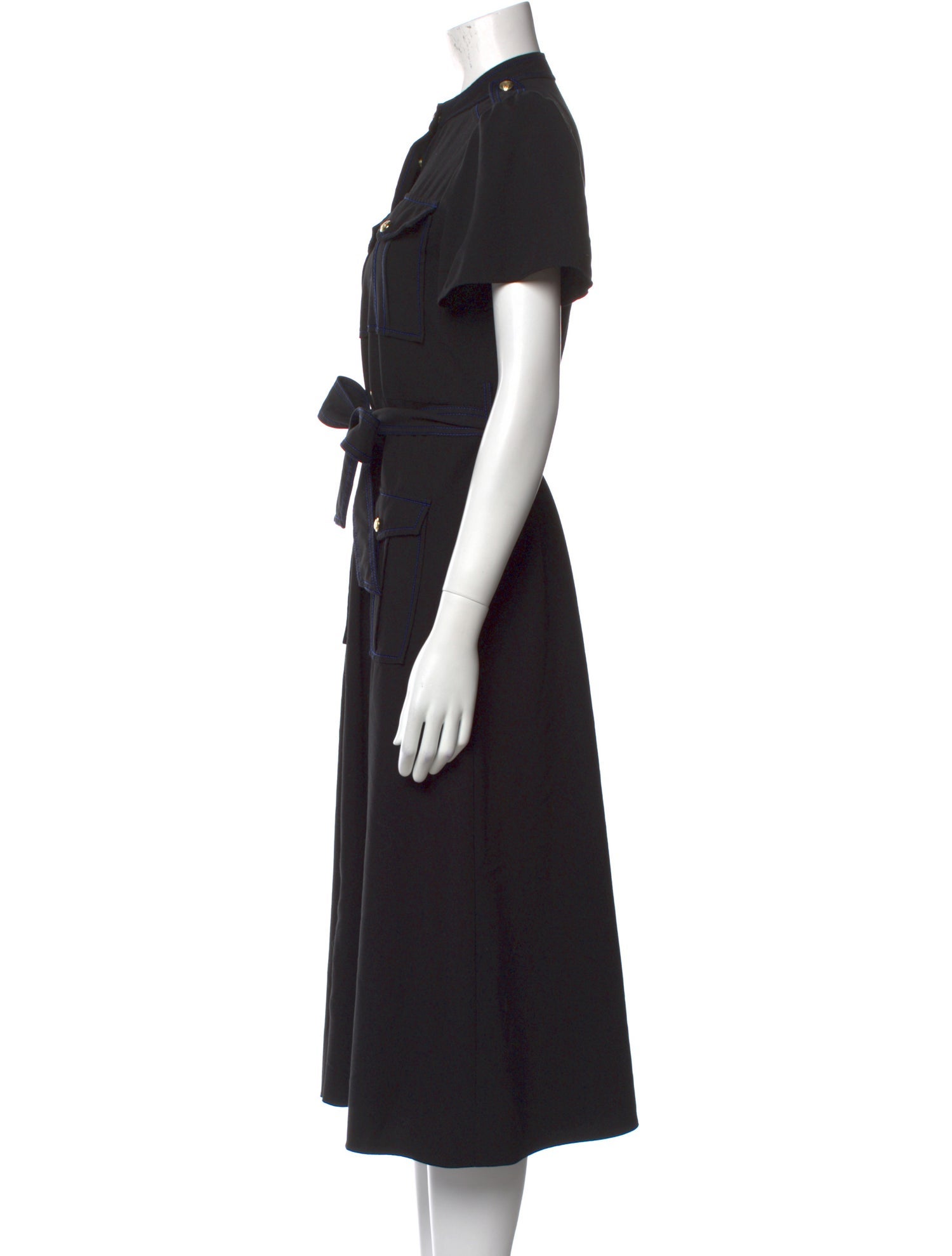 Derek Lam 10 Crosby Mock Neck Long Dress