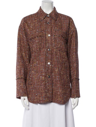 Derek Lam 10 Crosby Tweed Pattern Jacket