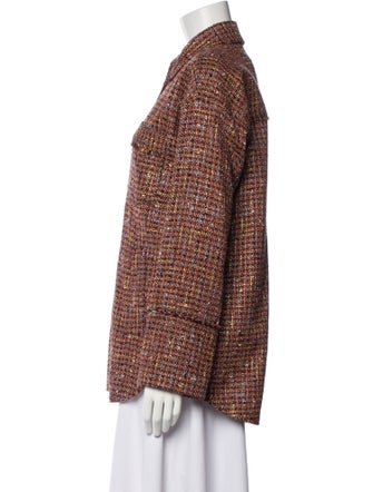 Derek Lam 10 Crosby Tweed Pattern Jacket