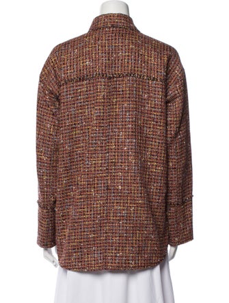 Derek Lam 10 Crosby Tweed Pattern Jacket