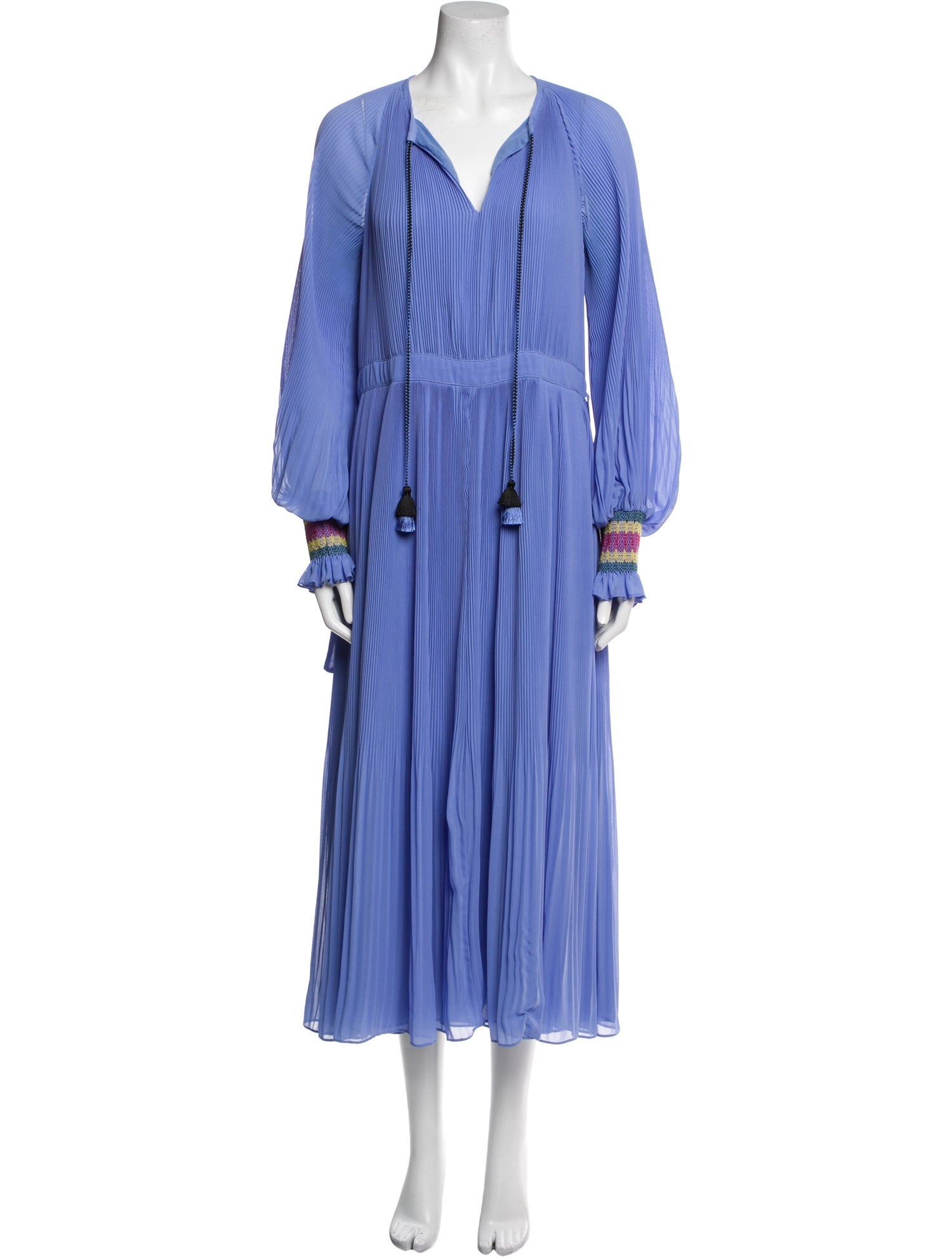 Derek Lam 10 Crosby V-Neck Long Dress