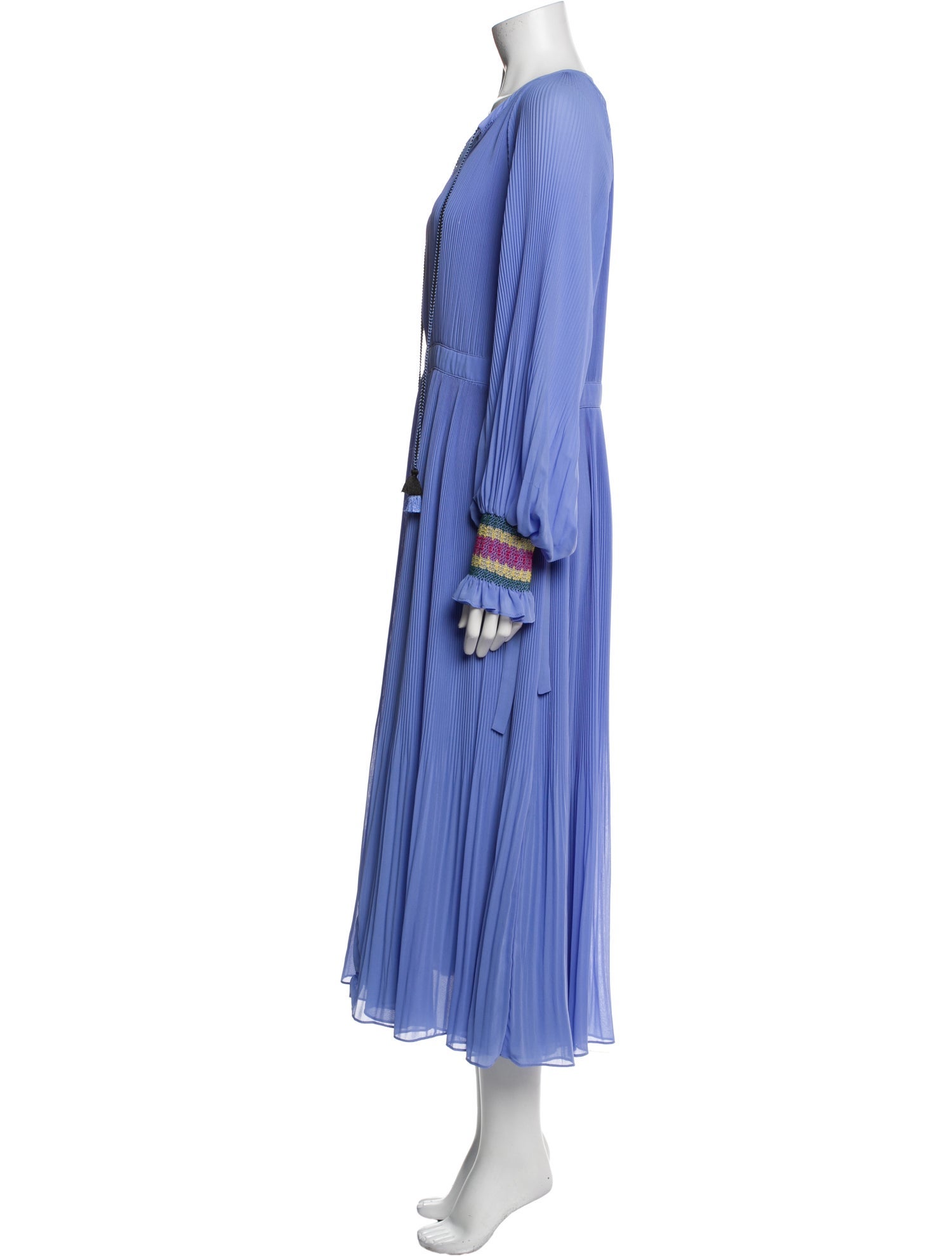 Derek Lam 10 Crosby V-Neck Long Dress