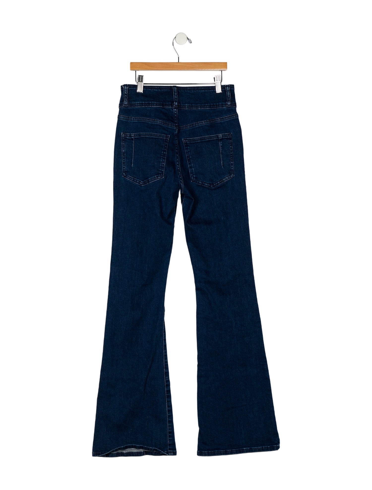 Derek Lam 10 Crosby Mid-Rise Wide Leg Jeans