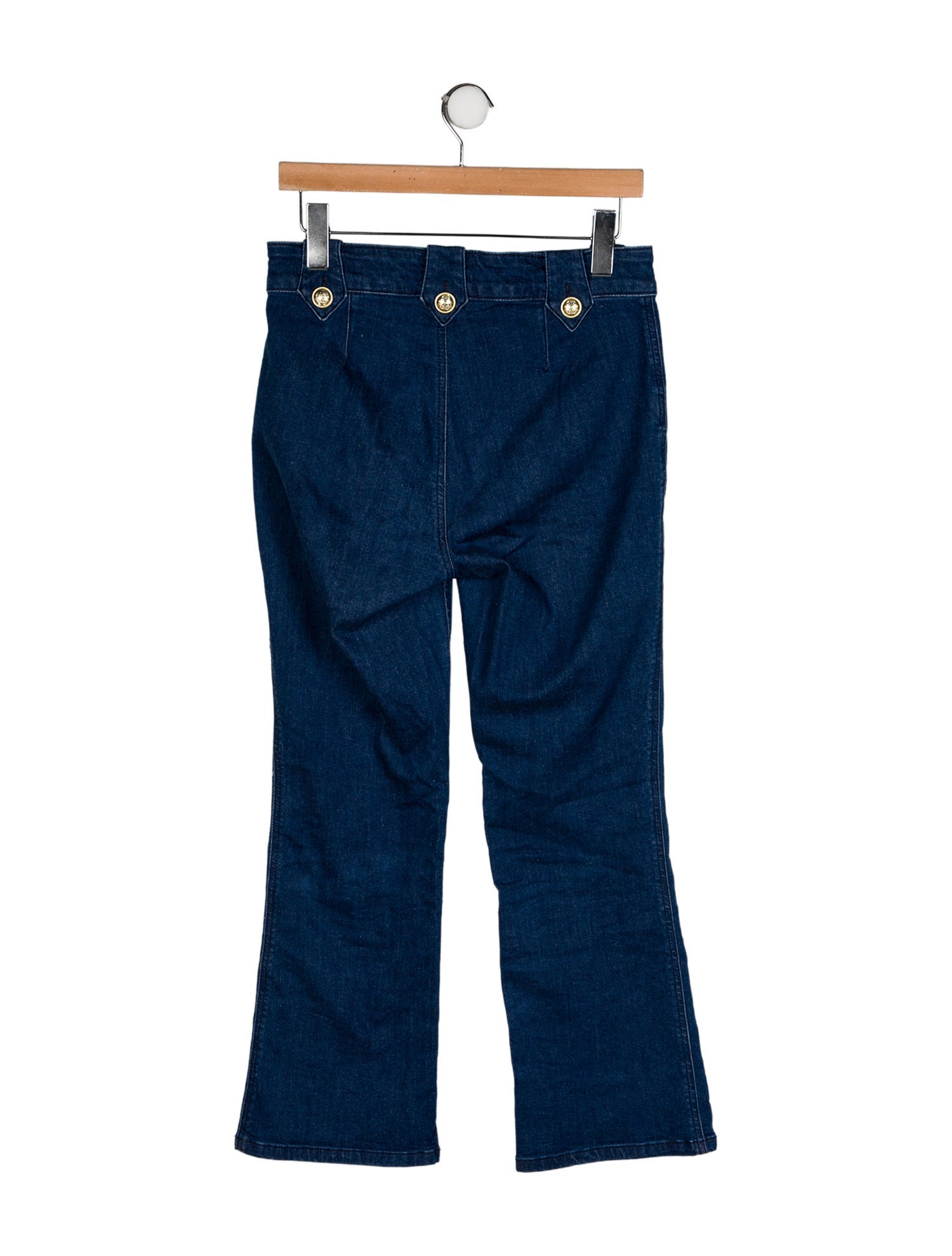 Derek Lam 10 Crosby Mid-Rise Wide Leg Jeans