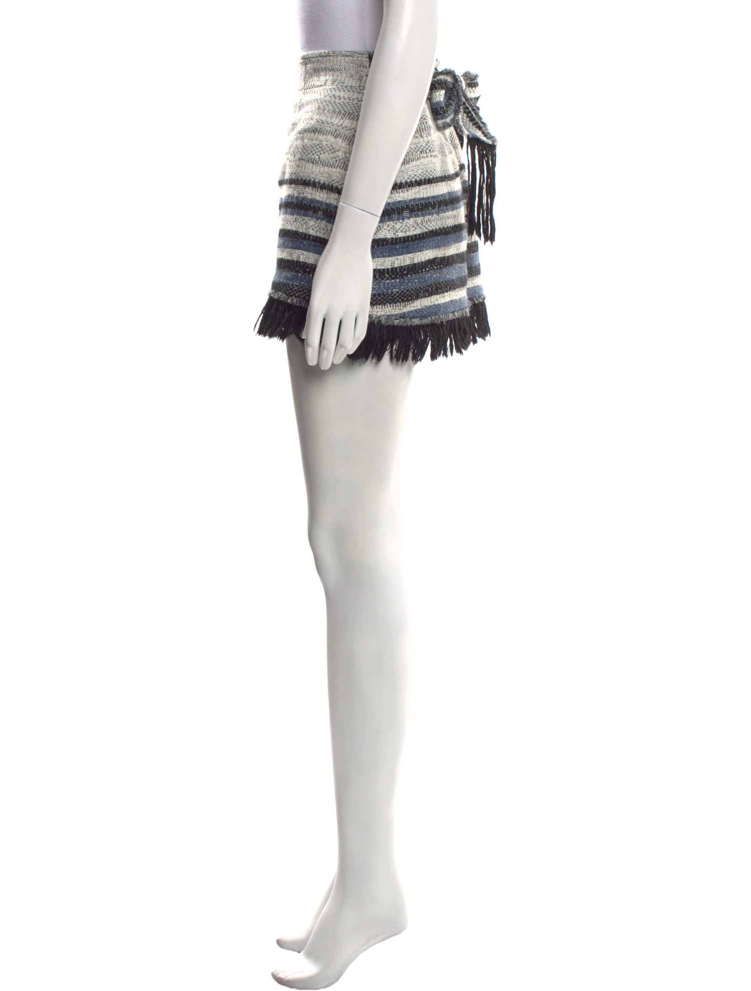 Derek Lam 10 Crosby Striped Mini Skirt