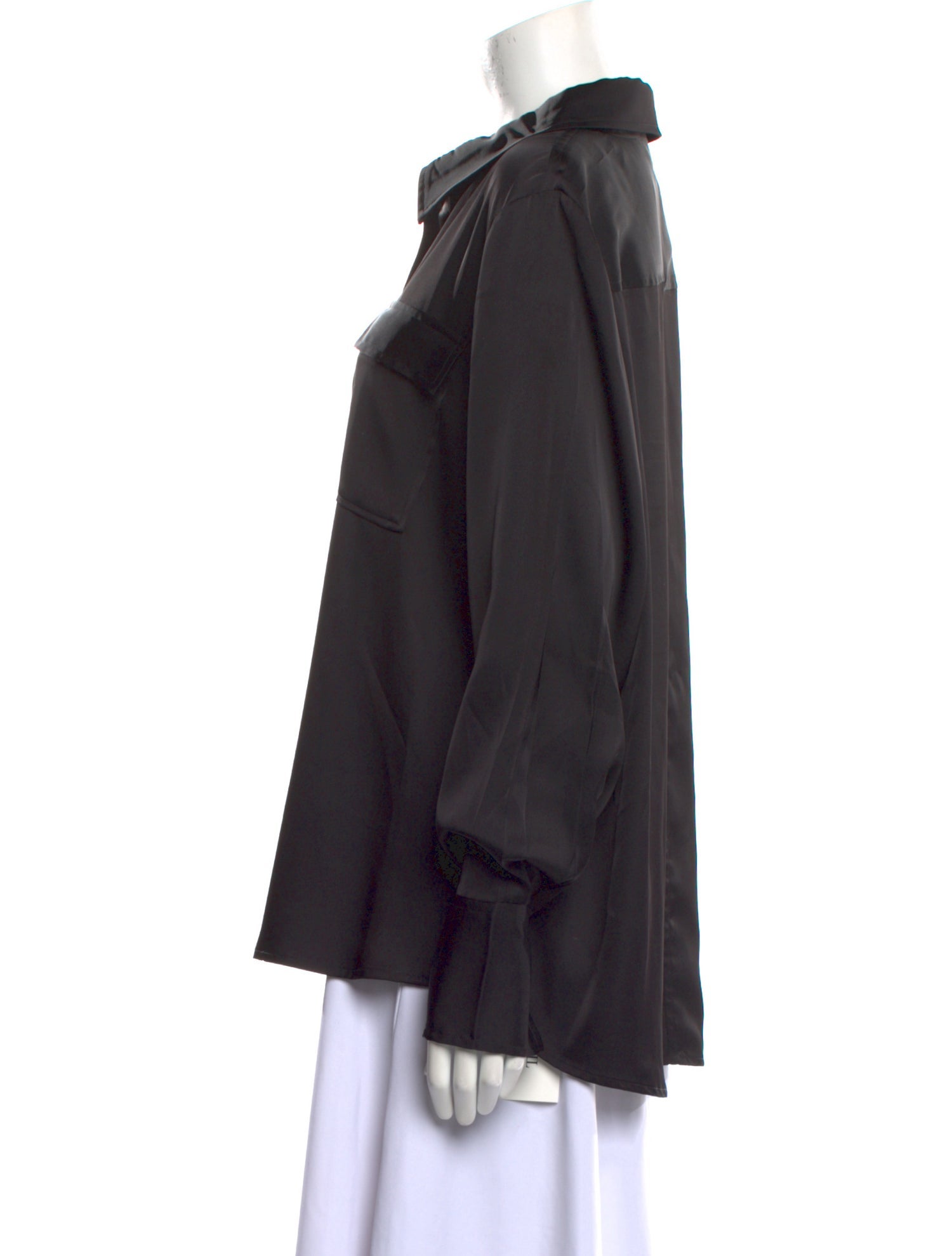 Derek Lam 10 Crosby Long Sleeve Button-Up Top