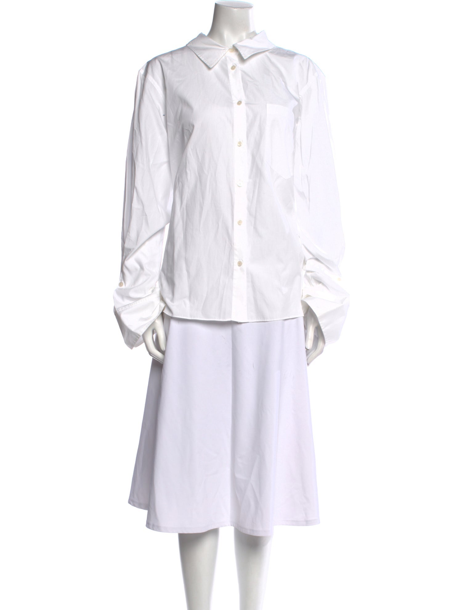 Derek Lam 10 Crosby Long Sleeve Button-Up Top w/ Tags