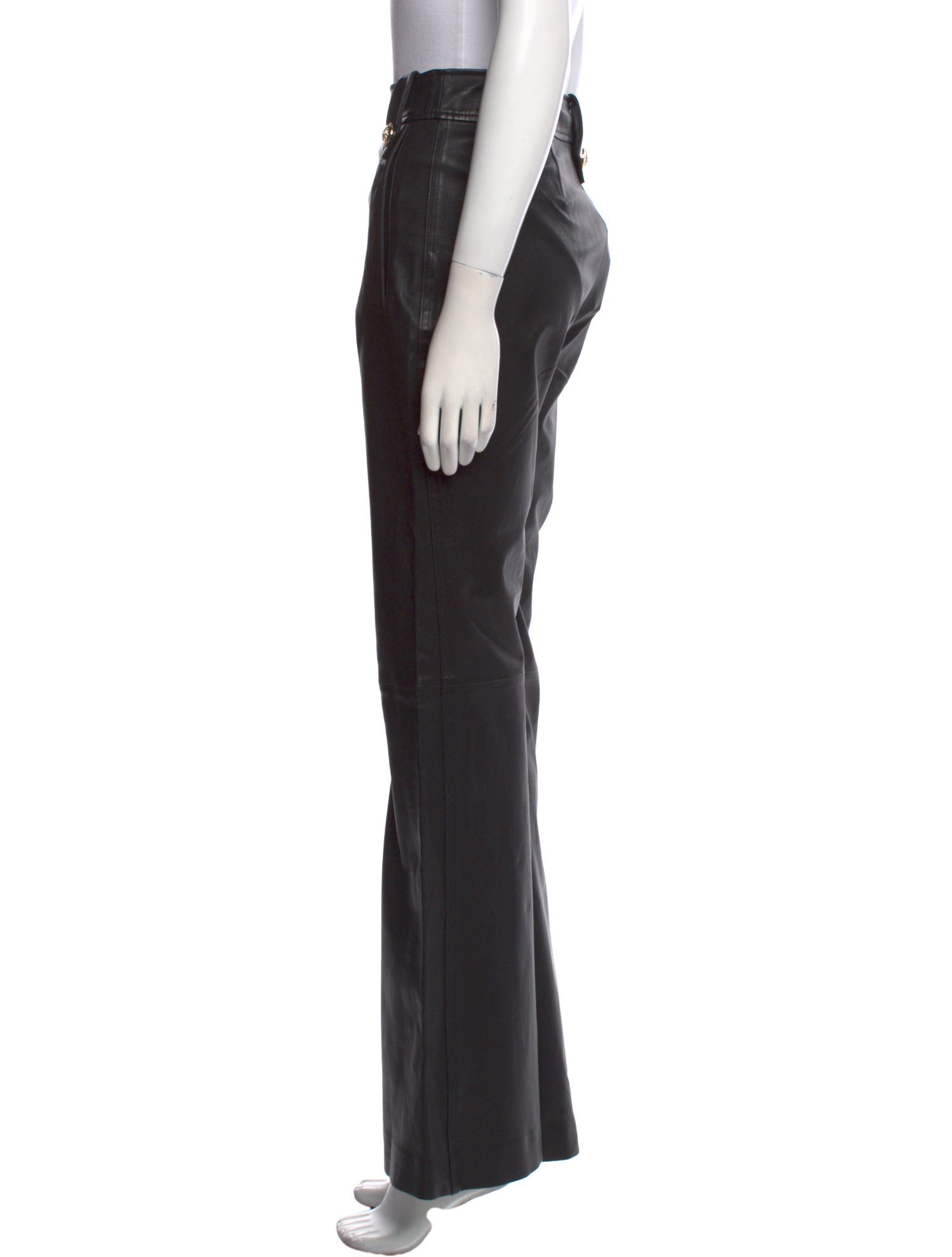 Derek Lam 10 Crosby Lamb Leather Wide Leg Pants w/ Tags