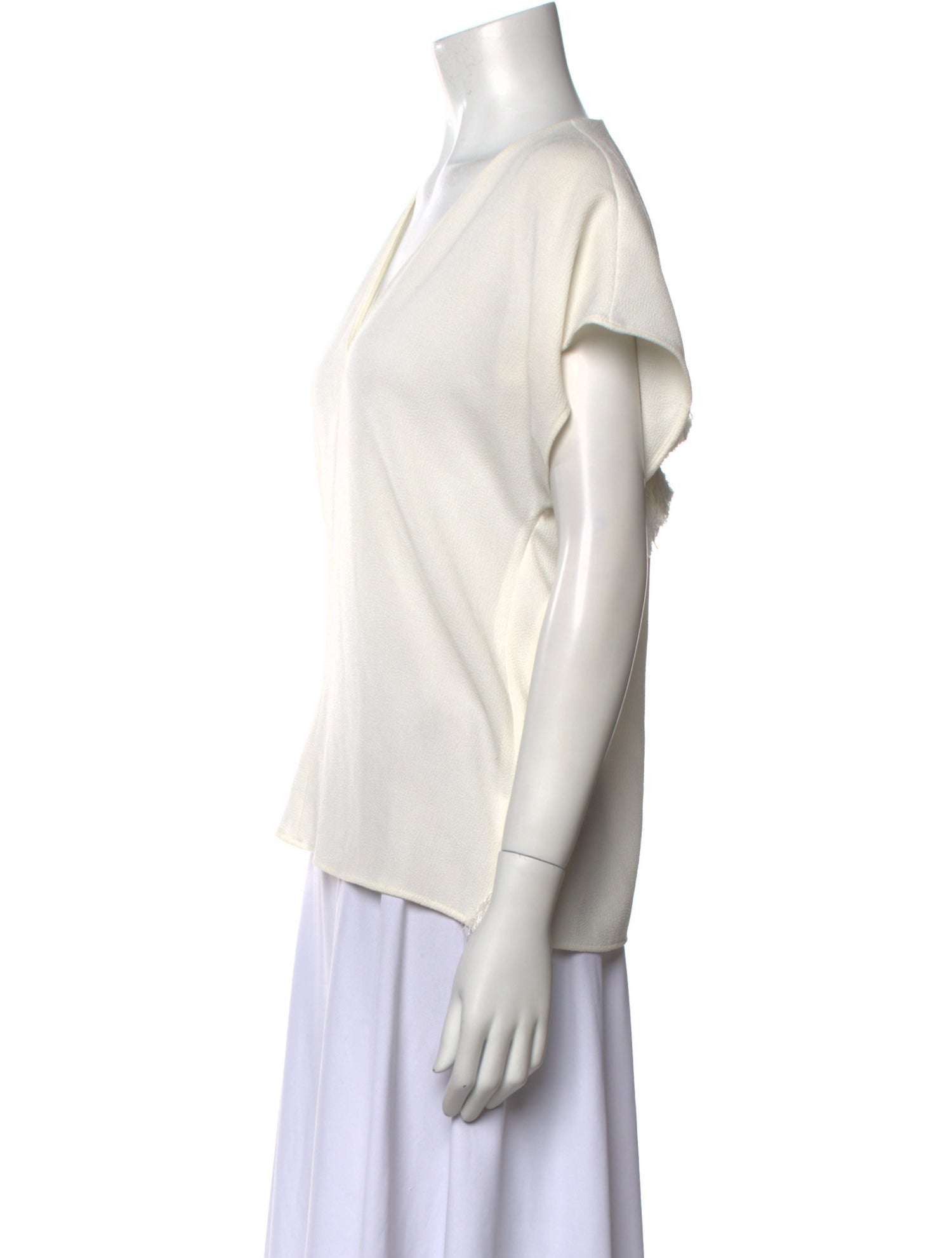 Derek Lam 10 Crosby V-Neck Short Sleeve T-Shirt