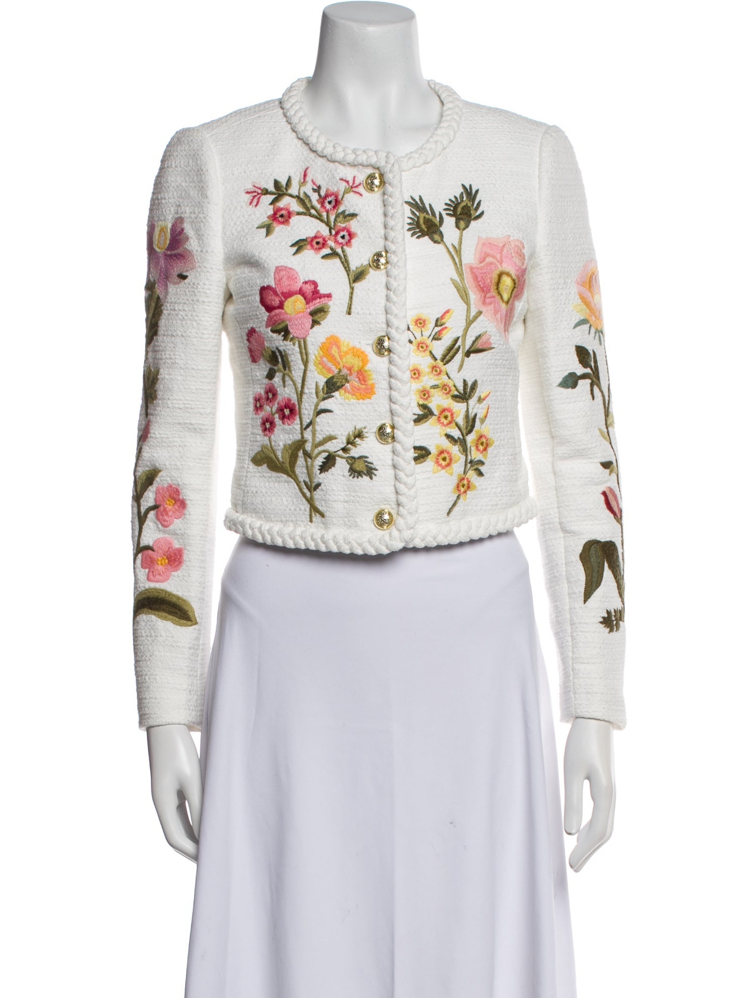 Derek Lam 10 Crosby Floral Print Evening Jacket w/ Tags