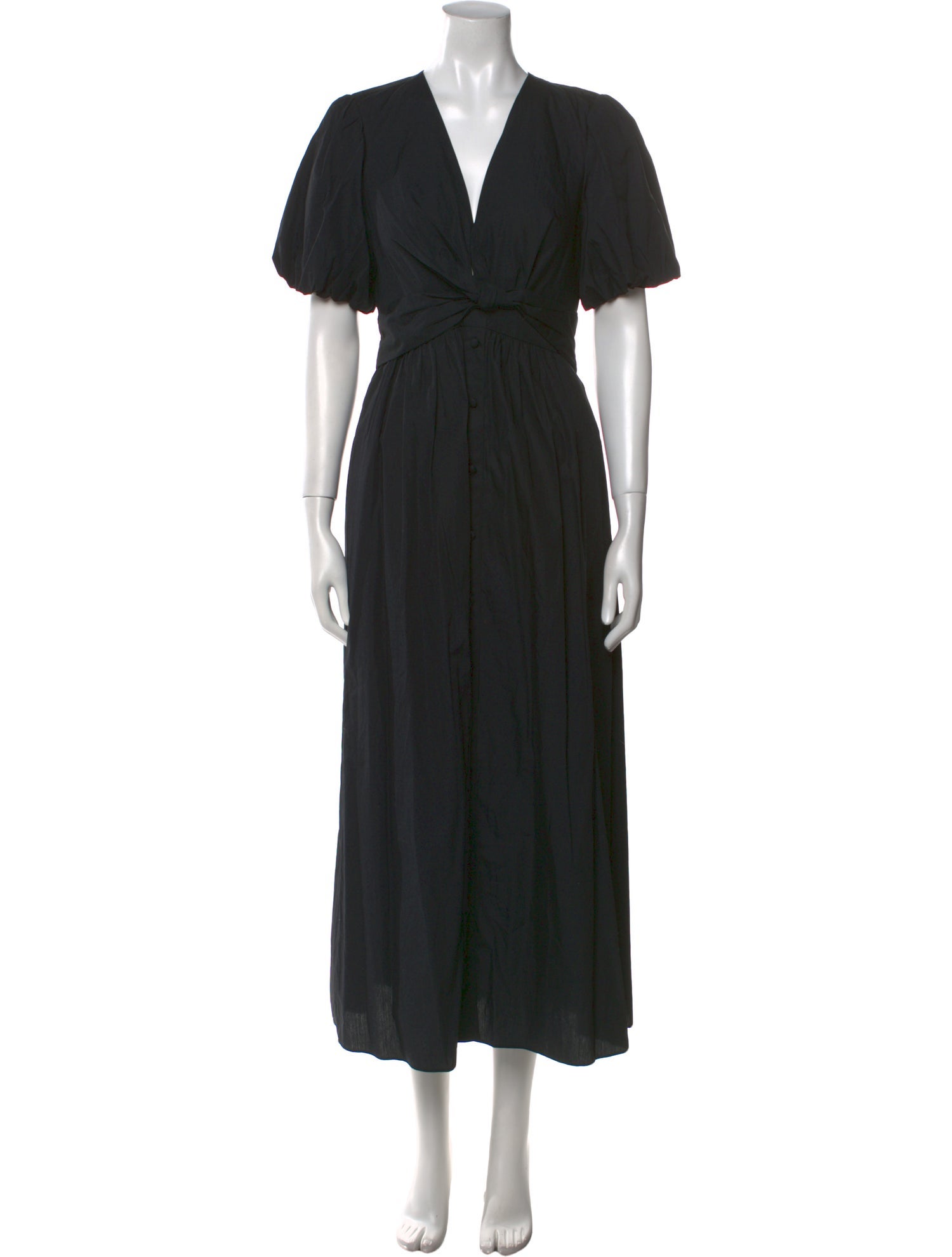 Derek Lam 10 Crosby V-Neck Long Dress