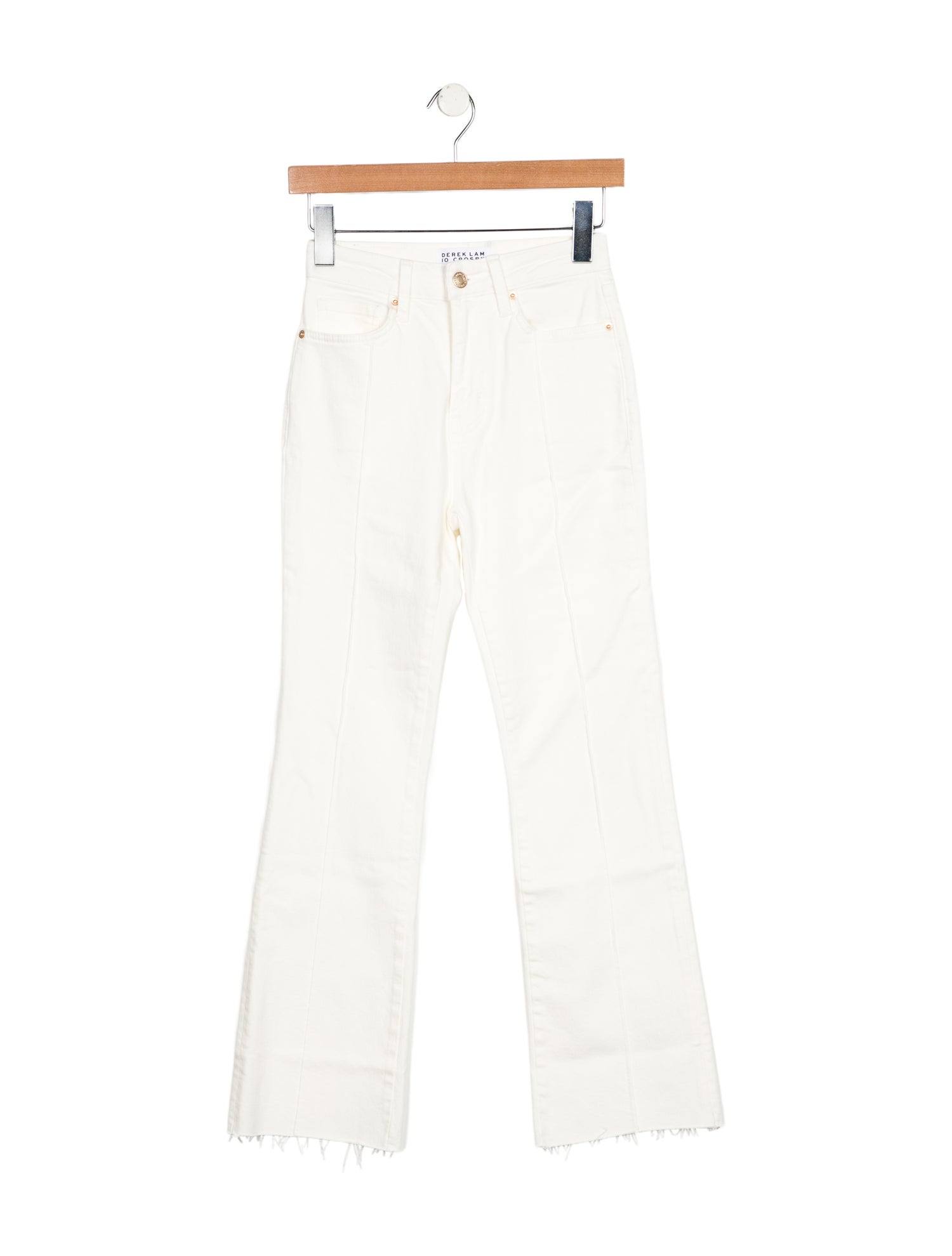 Derek Lam 10 Crosby Mid-Rise Straight Leg Jeans