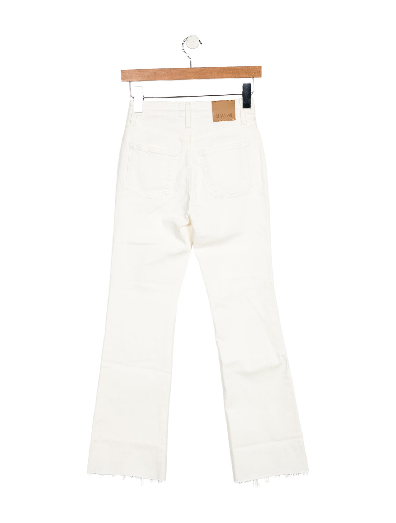 Derek Lam 10 Crosby Mid-Rise Straight Leg Jeans