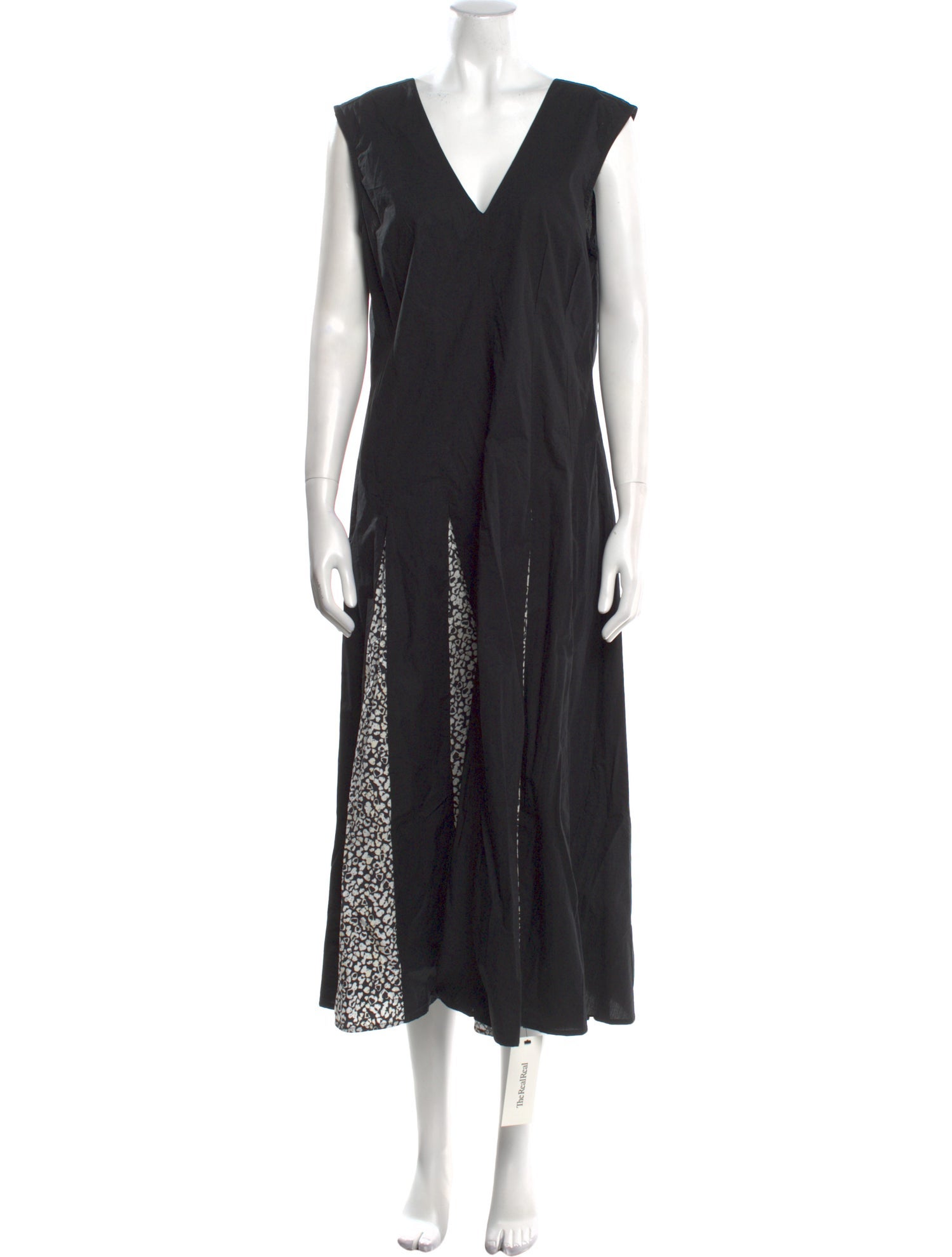 Derek Lam 10 Crosby V-Neck Midi Length Dress