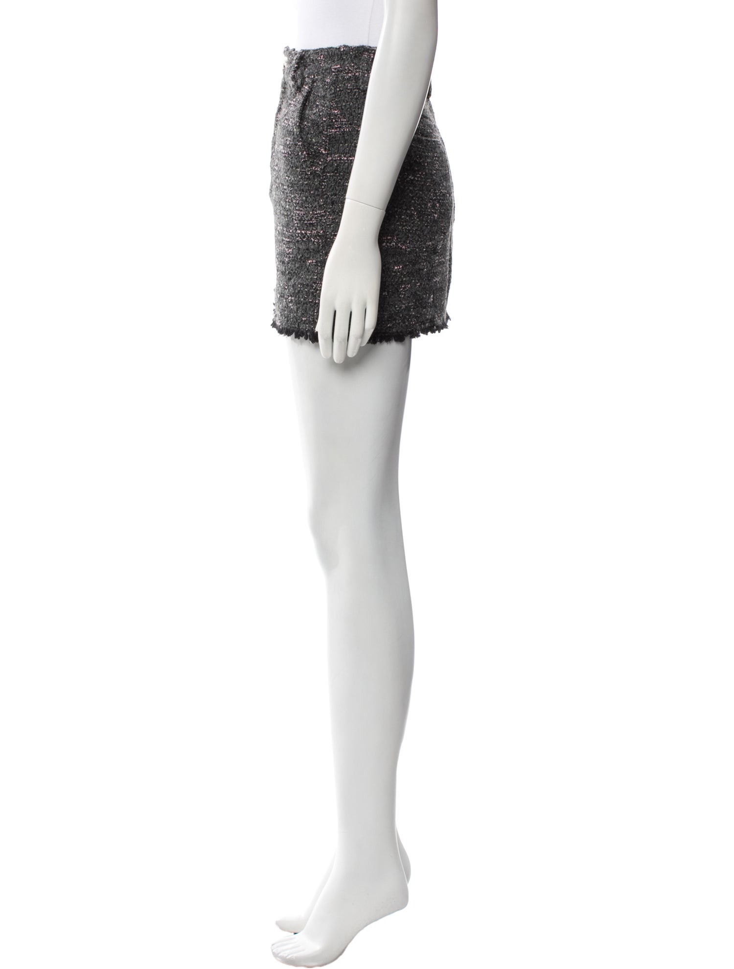 Derek Lam 10 Crosby Tweed Pattern Mini Skirt