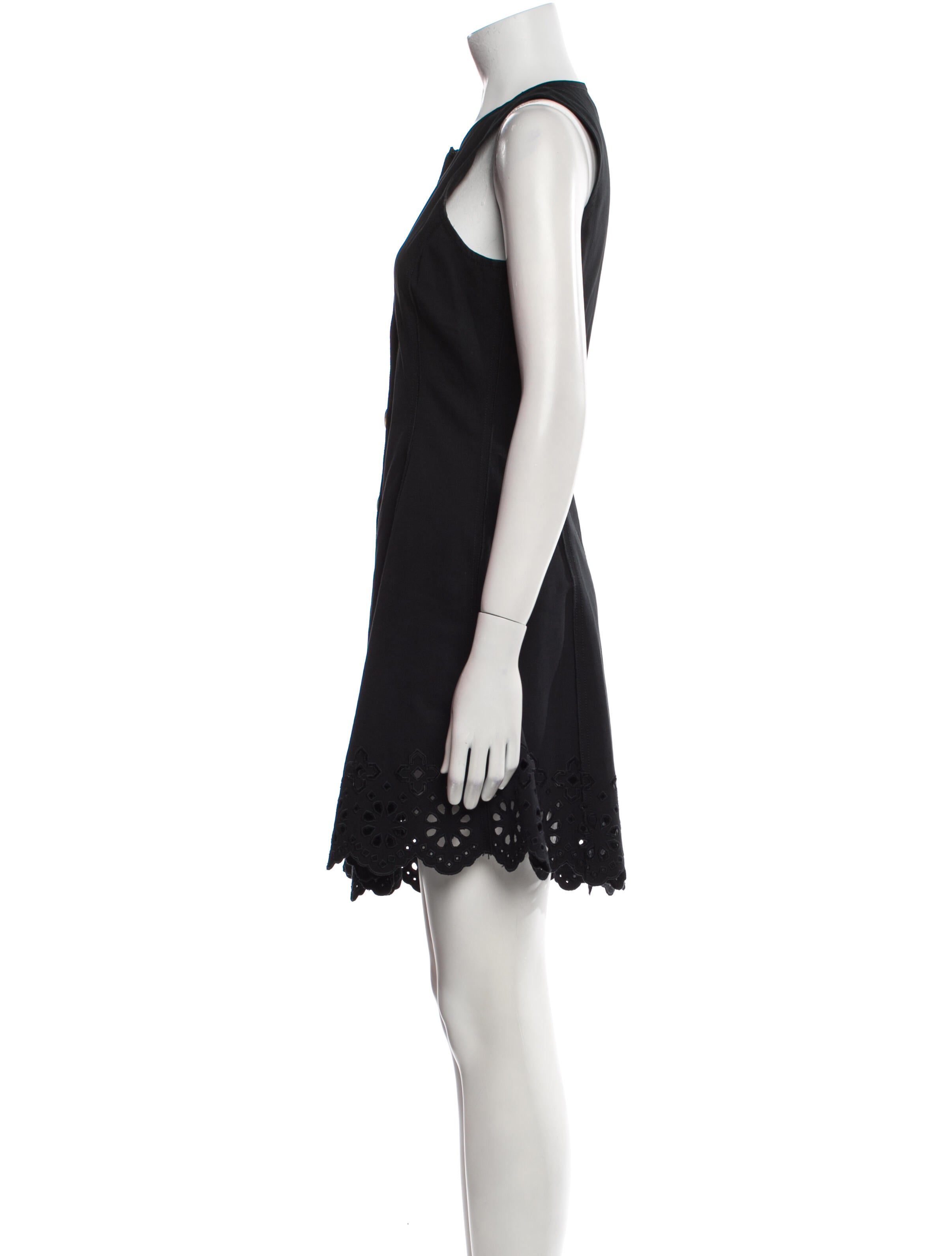 Derek Lam 10 Crosby Crew Neck Mini Dress