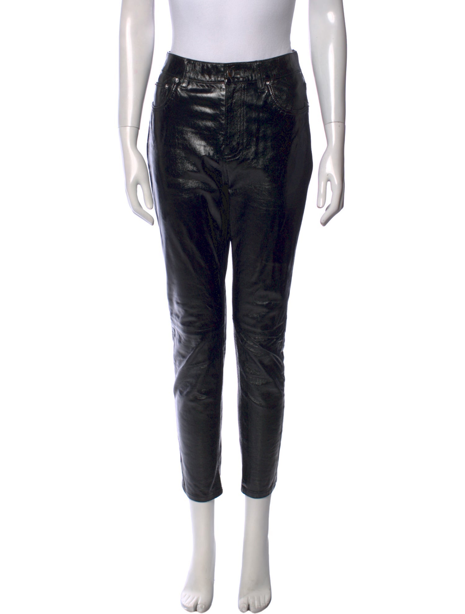 Derek Lam 10 Crosby Lamb Leather Skinny Leg Pants