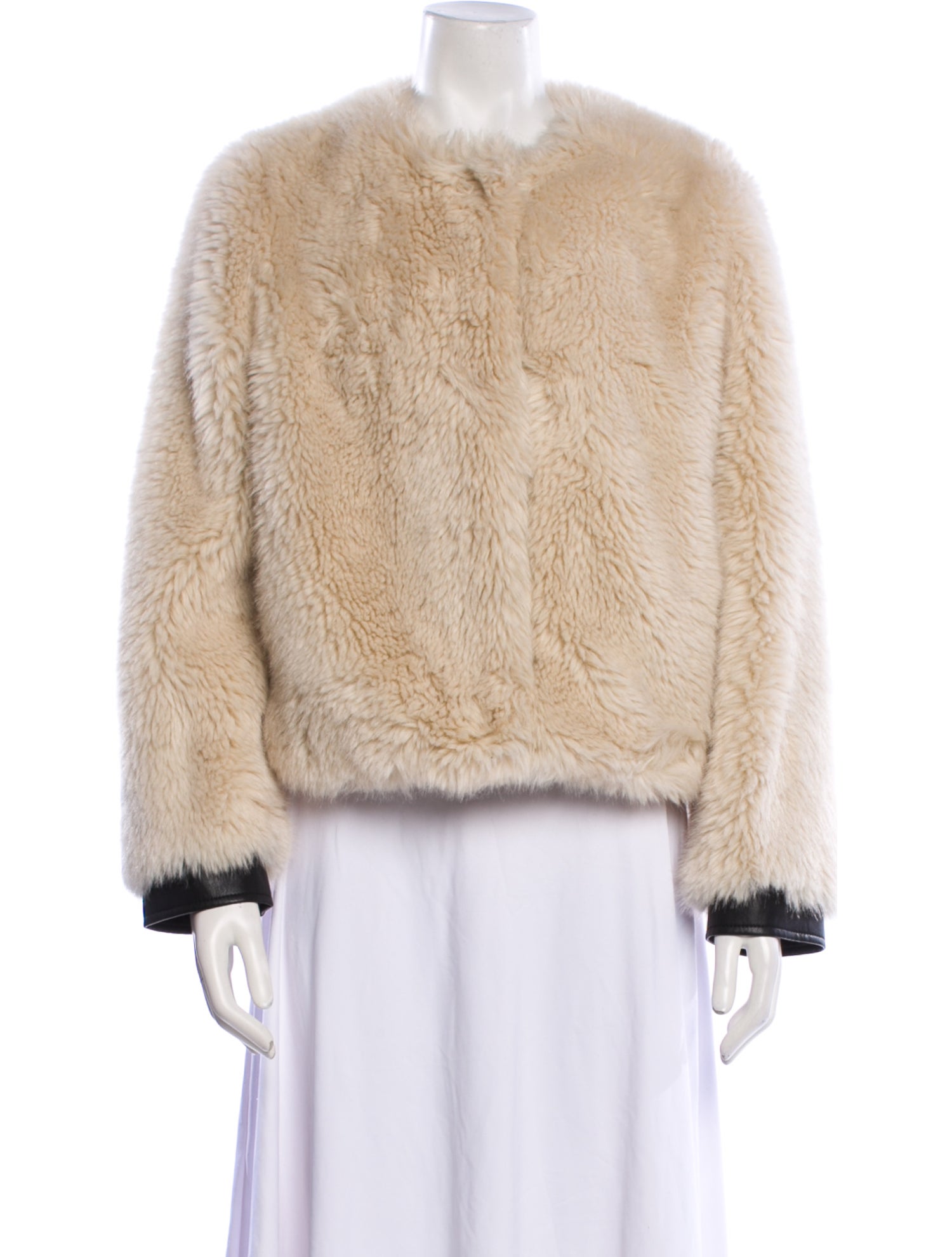Derek Lam 10 Crosby Faux Fur Jacket