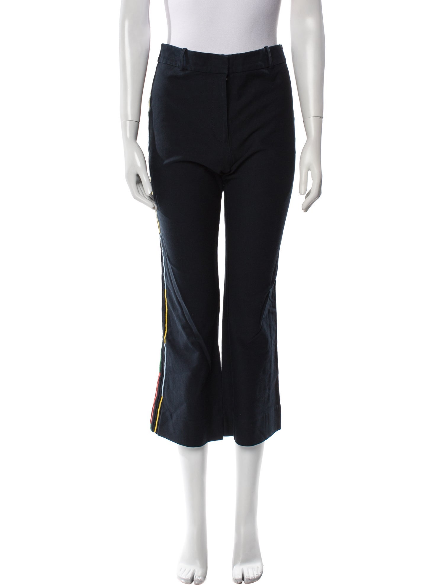 Derek Lam 10 Crosby Striped Wide Leg Pants