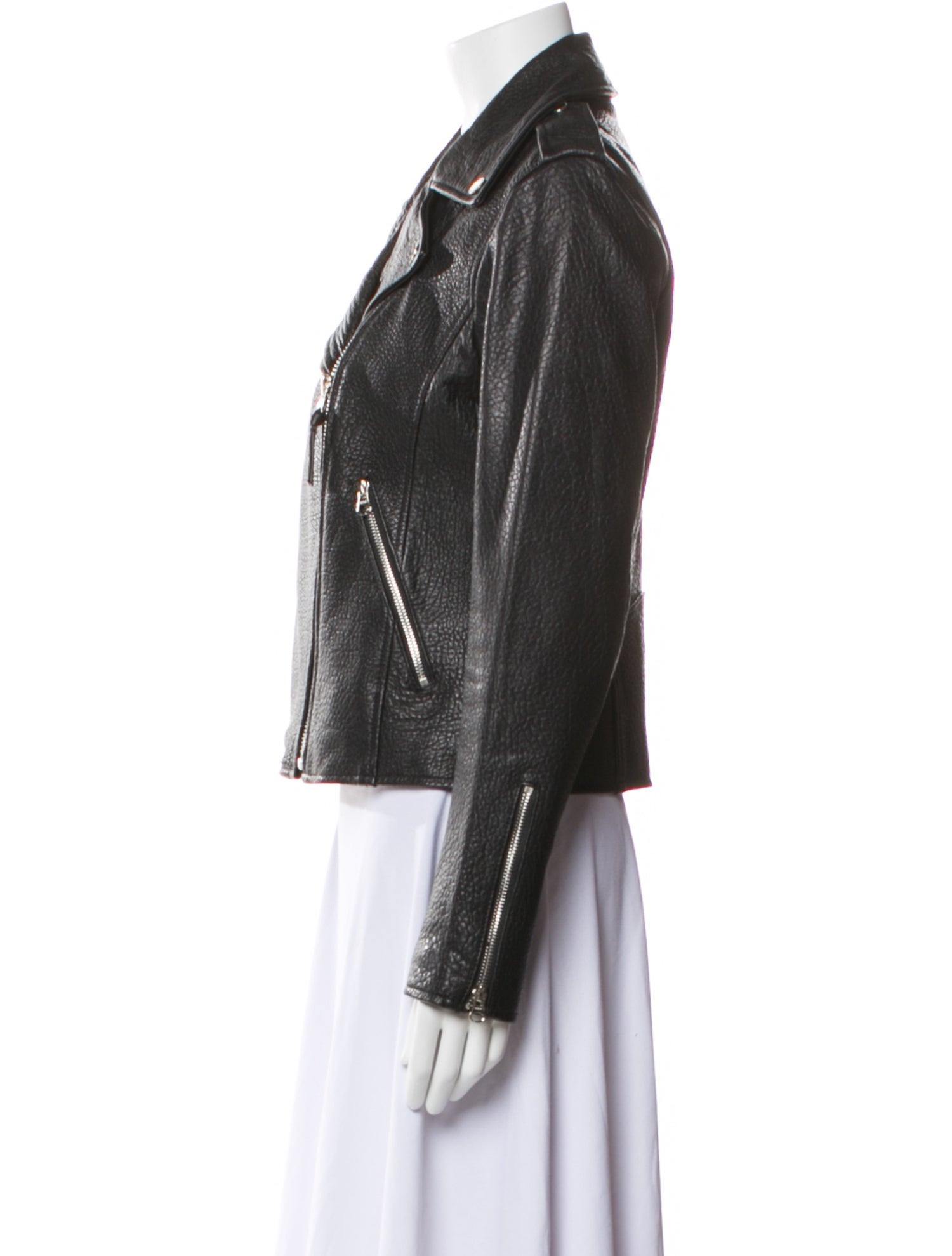 Derek Lam 10 Crosby Leather Biker Jacket
