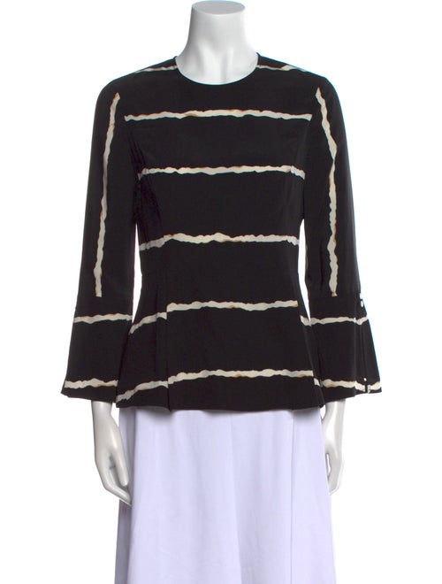 Derek Lam 10 Crosby Silk Striped Tunic