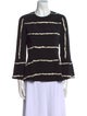 Derek Lam 10 Crosby Silk Striped Tunic