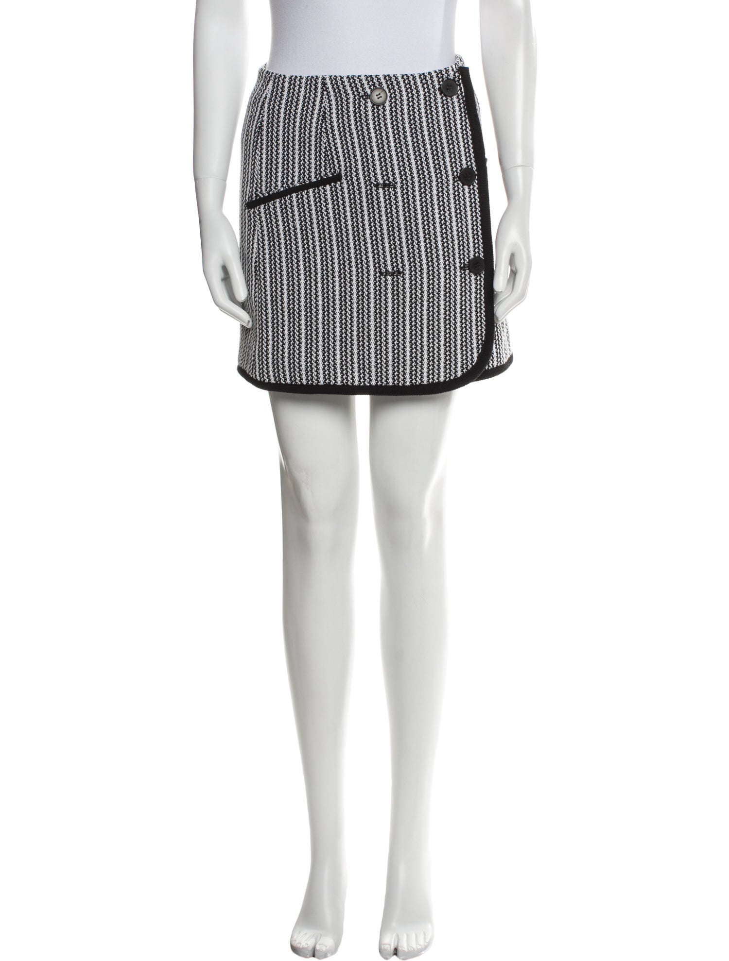 Derek Lam 10 Crosby Striped Mini Skirt w/ Tags