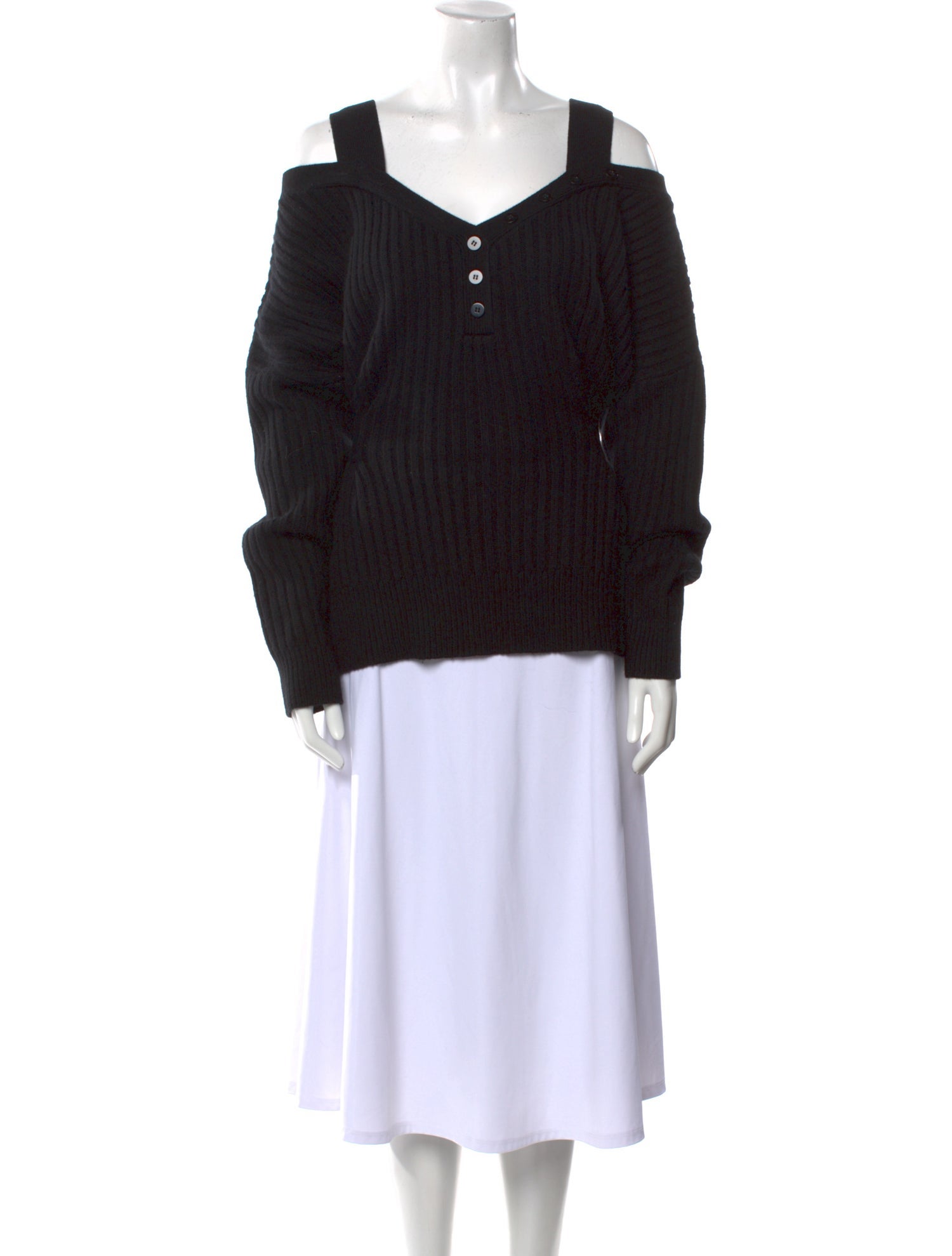 Derek Lam 10 Crosby Wool V-Neck Sweater