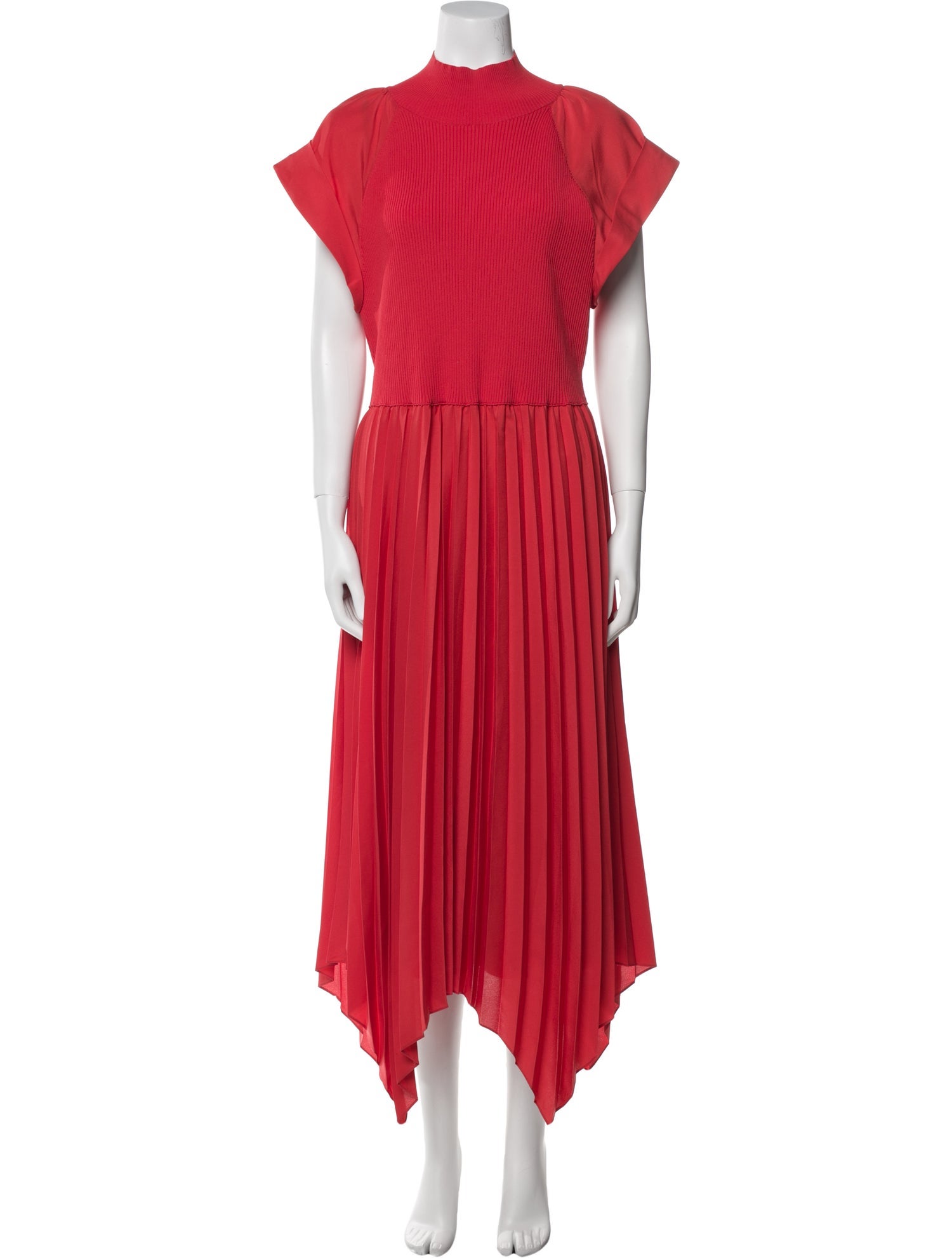 Derek Lam 10 Crosby Mock Neck Long Dress