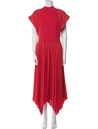 Derek Lam 10 Crosby Mock Neck Long Dress
