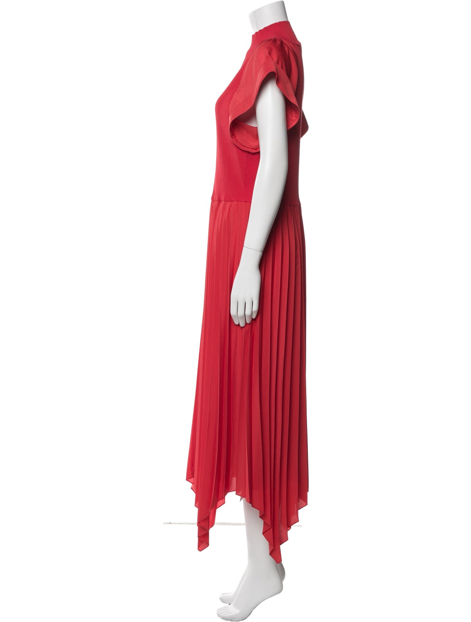 Derek Lam 10 Crosby Mock Neck Long Dress