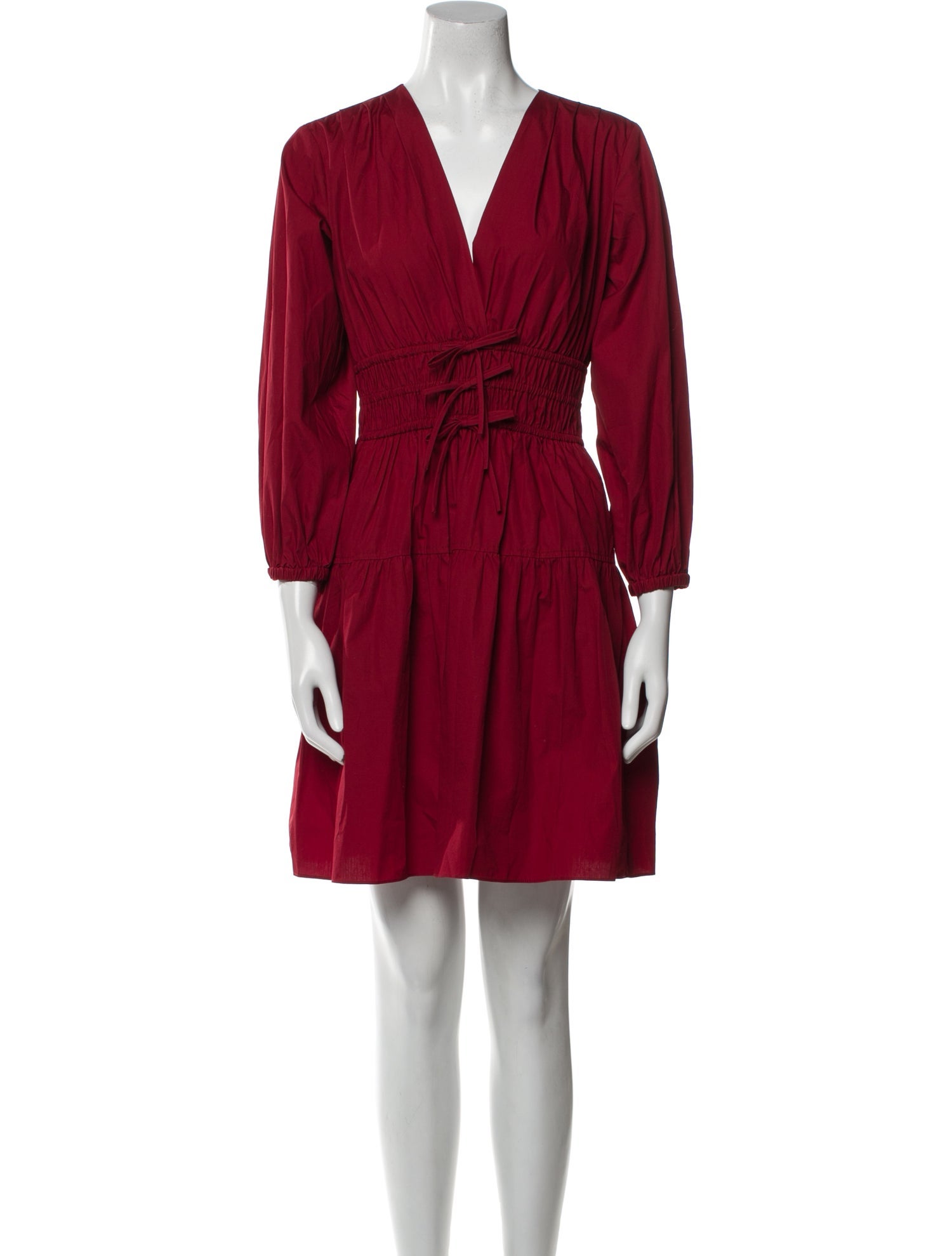 Derek Lam 10 Crosby V-Neck Mini Dress