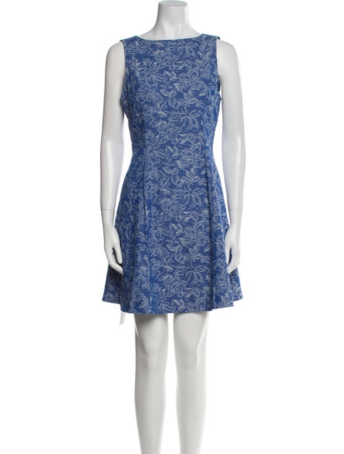 Derek Lam 10 Crosby Floral Print Mini Dress