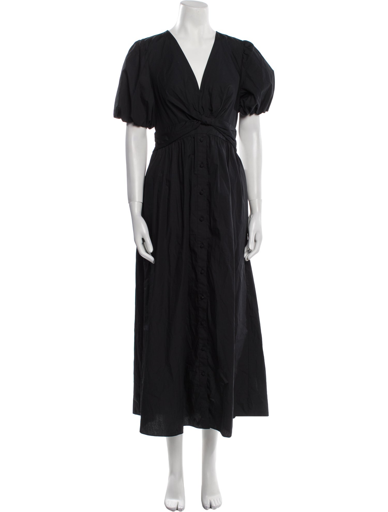 Derek Lam 10 Crosby V-Neck Long Dress