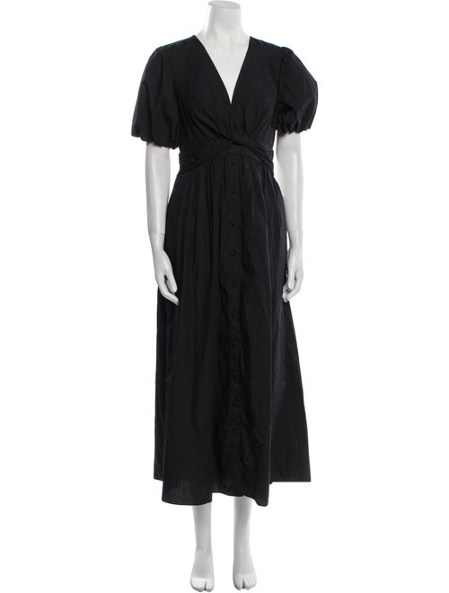 Derek Lam 10 Crosby V-Neck Long Dress