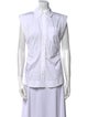 Derek Lam 10 Crosby Sleeveless Button-Up Top