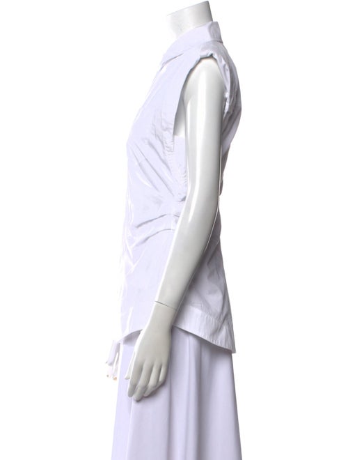 Derek Lam 10 Crosby Sleeveless Button-Up Top