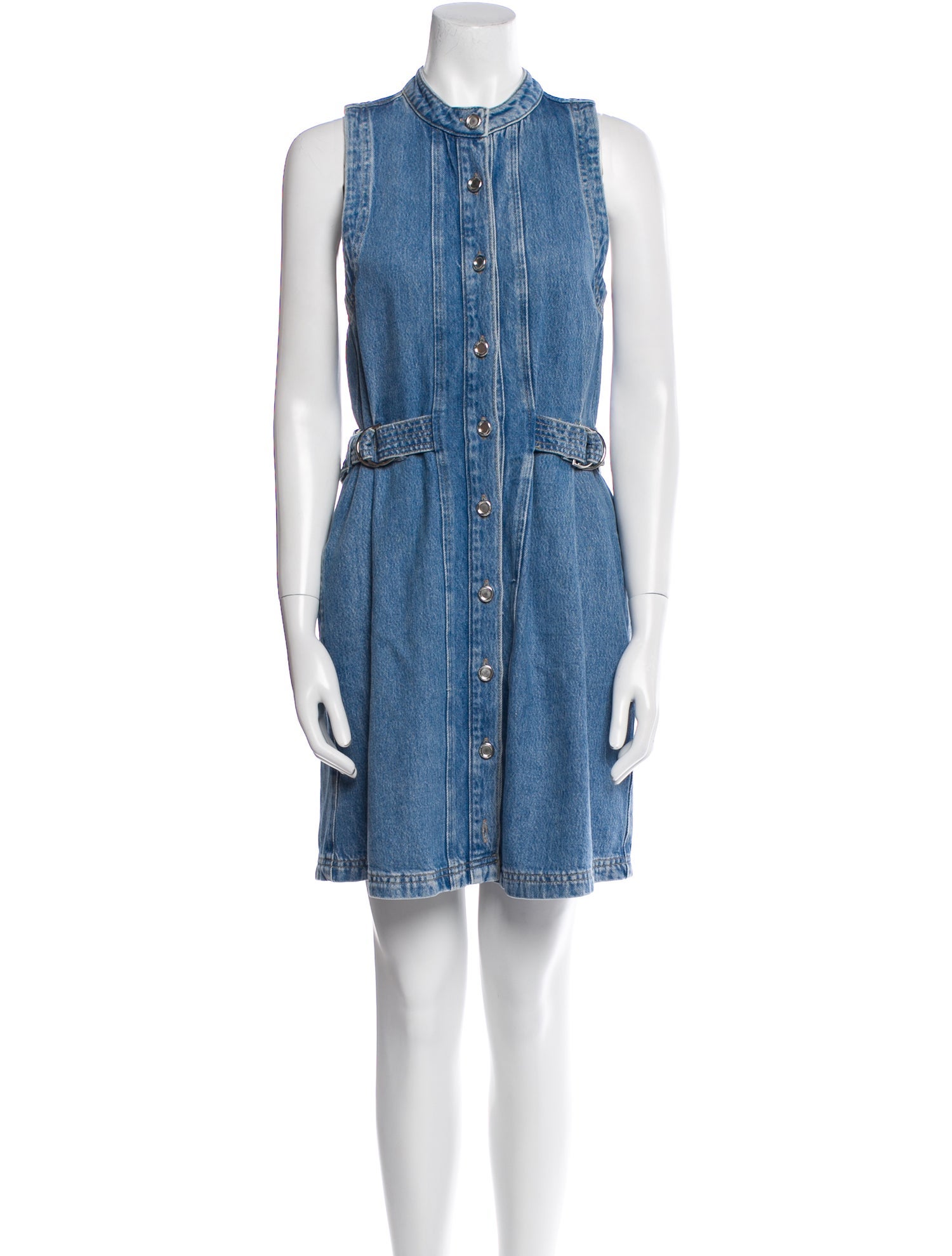 Derek Lam 10 Crosby Mock Neck Mini Dress