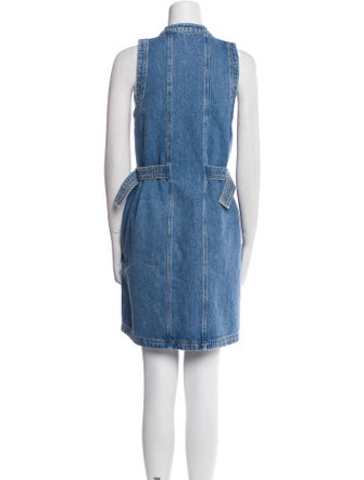 Derek Lam 10 Crosby Mock Neck Mini Dress