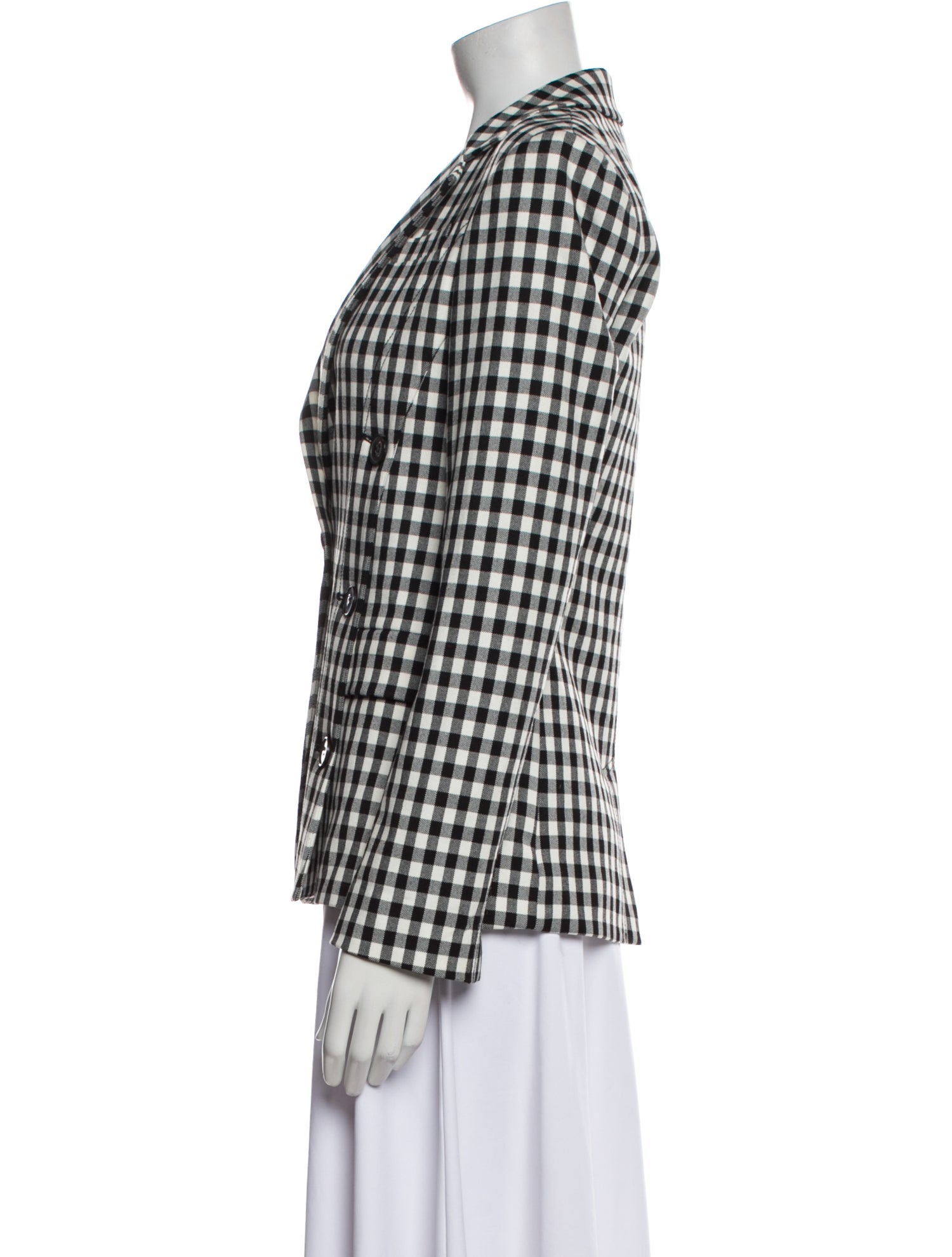 Derek Lam 10 Crosby Plaid Print Blazer