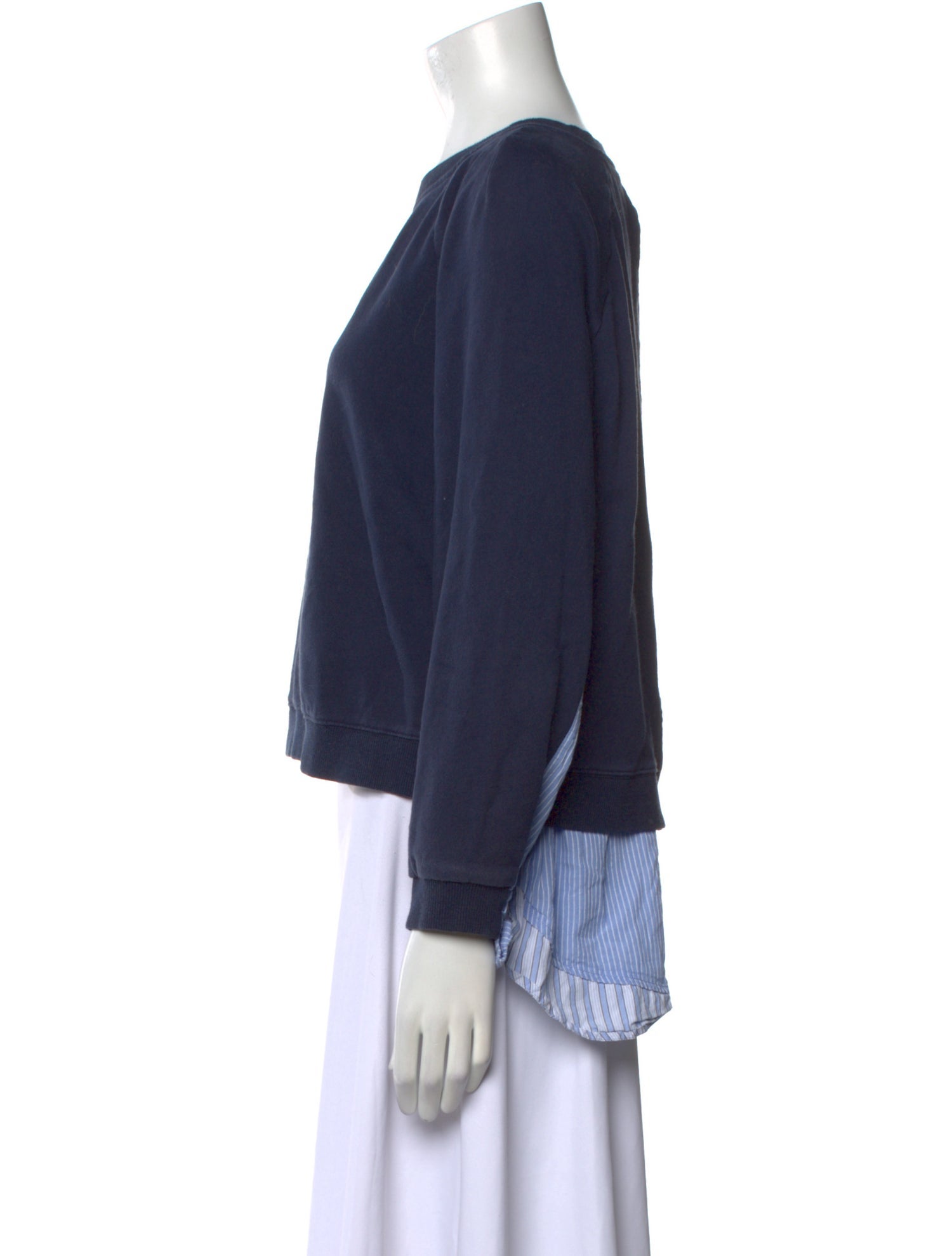 Derek Lam 10 Crosby Crew Neck Long Sleeve Sweatshirt