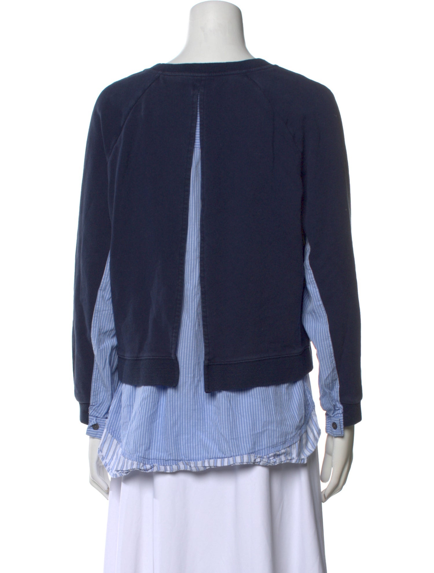 Derek Lam 10 Crosby Crew Neck Long Sleeve Sweatshirt