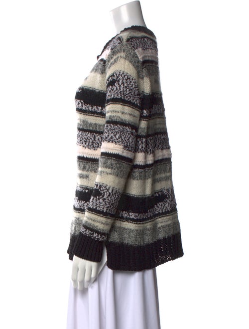 Derek Lam 10 Crosby Striped Crew Neck Sweater