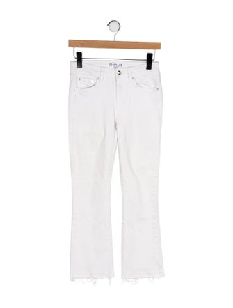 Derek Lam 10 Crosby Mid-Rise Straight Leg Jeans