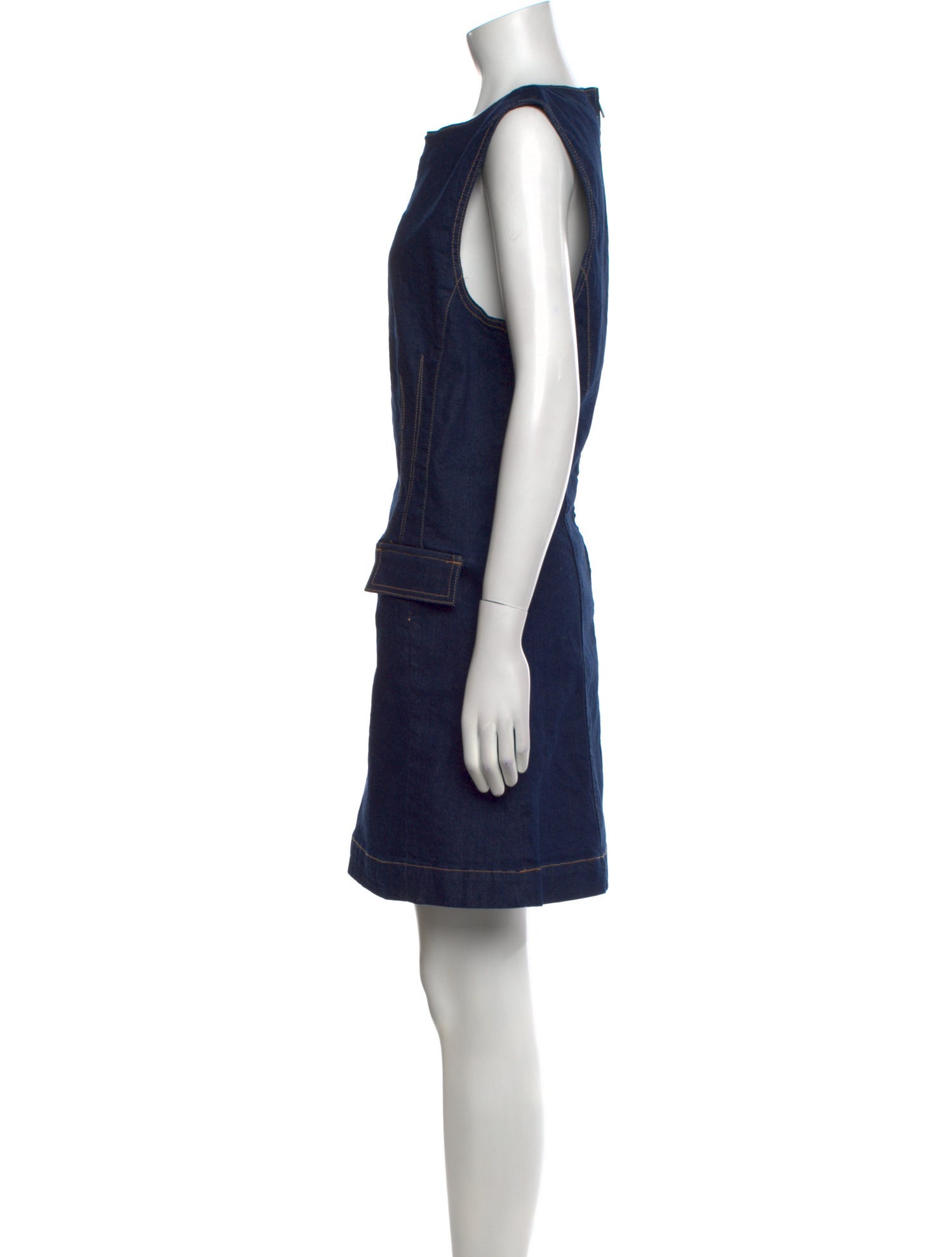 Derek Lam 10 Crosby Bateau Neckline Mini Dress w/ Tags