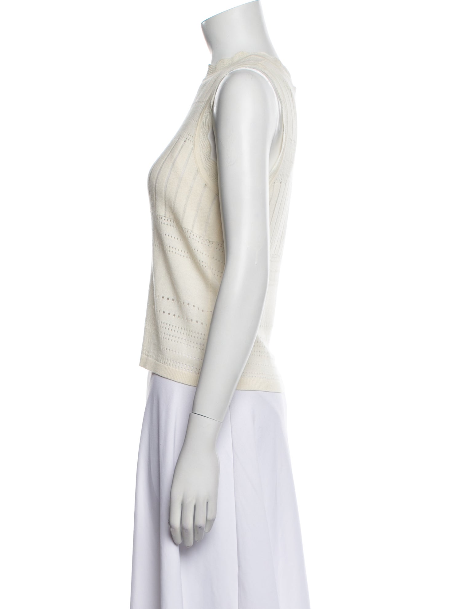 Derek Lam 10 Crosby Wool Crew Neck Crop Top